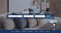 Desktop Screenshot of homesinsanjuan.com